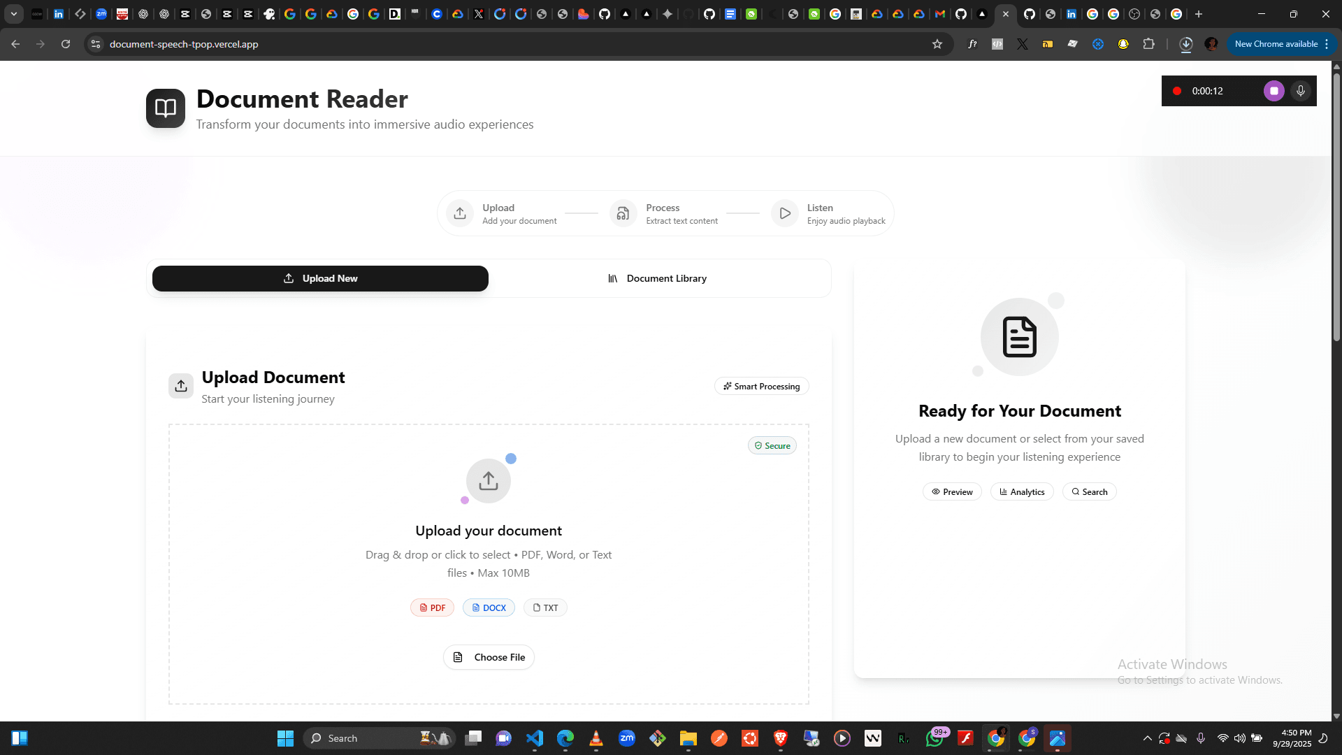 Document to Speech   preview